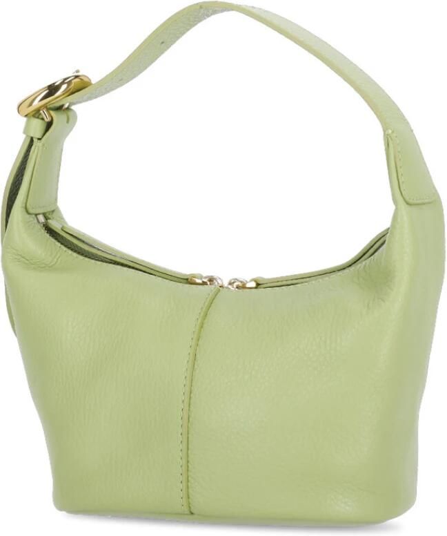 Coccinelle Groene gedeconstrueerde schoudertas met ovaal gesp Green Dames - Foto 4