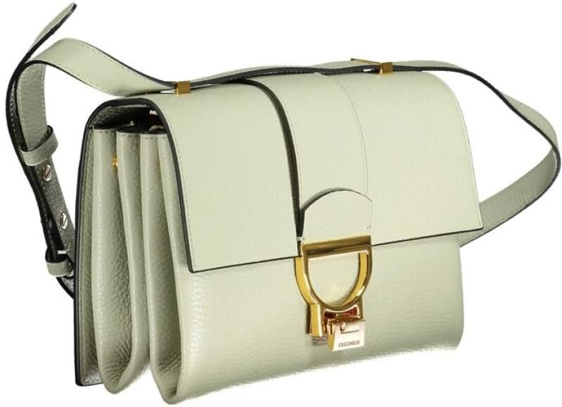Coccinelle Groene Leren Crossbody Tas met Verstelbare Band Green Dames - Foto 2