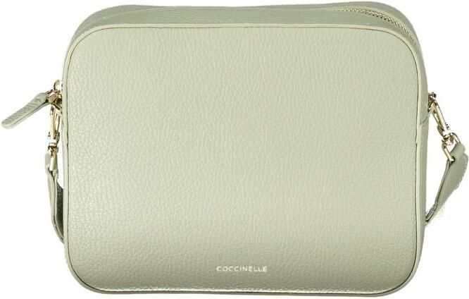 Coccinelle Groene Leren Schoudertas met Verstelbare Band Green Dames