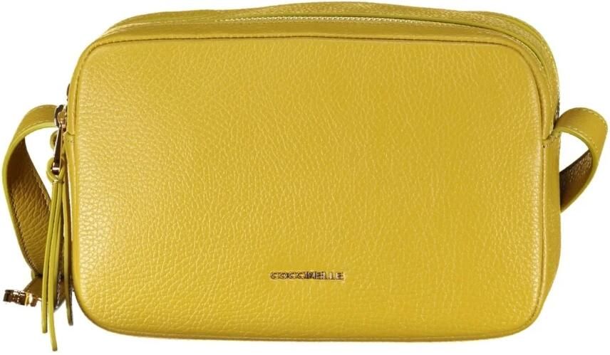 Coccinelle Groene Leren Schoudertas met Verstelbare Band Green Dames - Foto 2