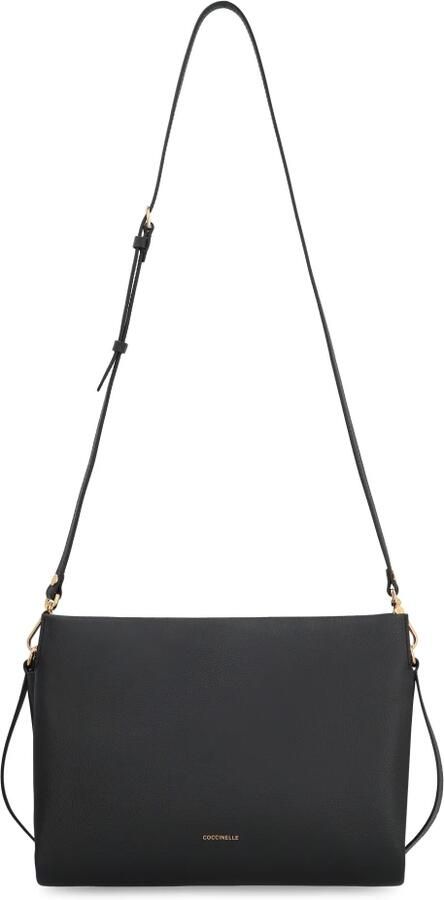 Coccinelle Garnet Leren Handtas met Gevlochten Handvat Brown Dames - Foto 5