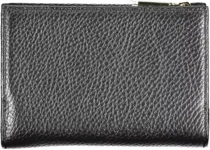 Coccinelle Zwarte leren portemonnee met meerdere vakken Black Dames - Foto 3