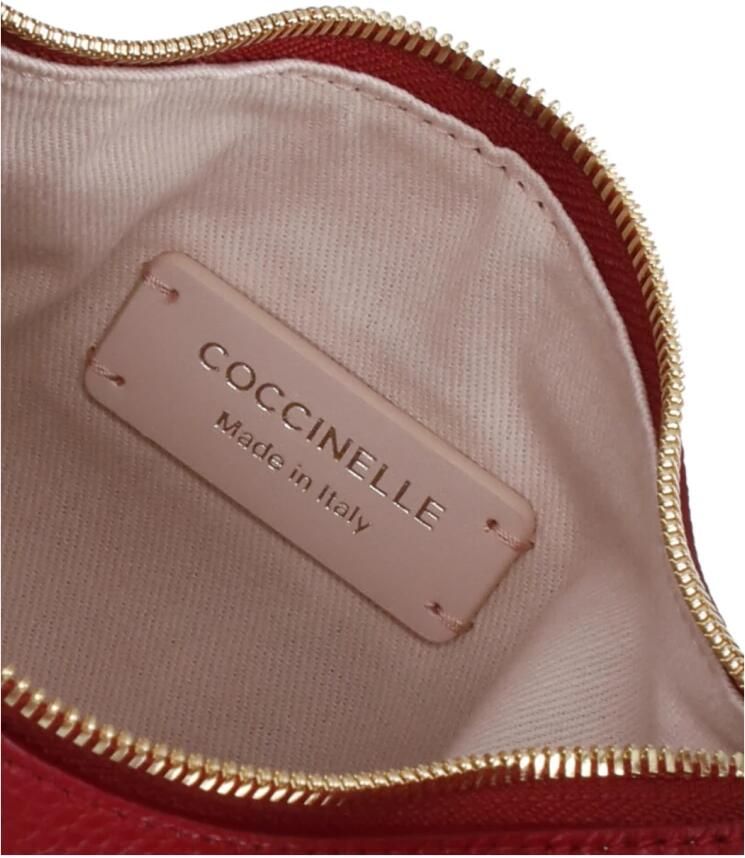 Coccinelle Rode leren handtas met verstelbare handvat Red Dames - Foto 2