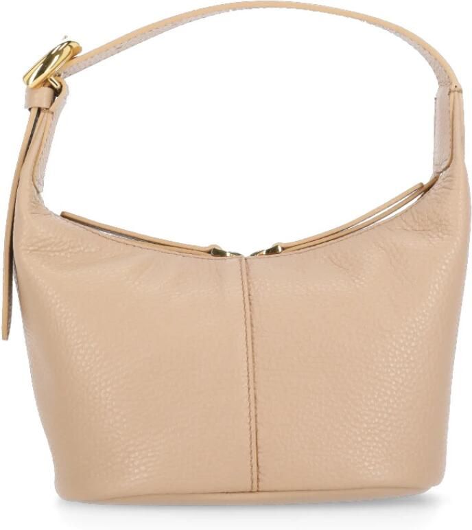 Coccinelle Roze Leren Handtas met Verstelbaar Handvat Pink Dames