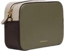 Coccinelle Tricolor Schoudertas Herfst Winter Collectie Green Dames - Foto 7