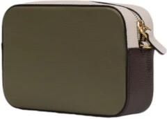 Coccinelle Tricolor Schoudertas Herfst Winter Collectie Green Dames - Foto 5