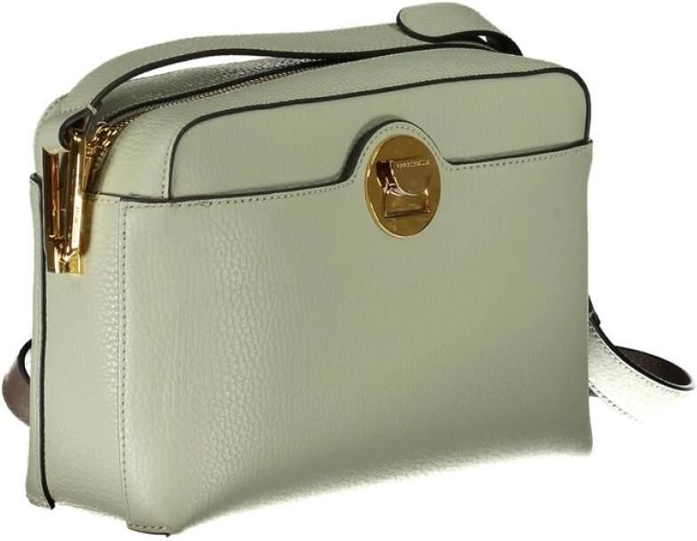 Coccinelle Verstelbare Schoudertas Contrast Details Rits Draaisluiting Green Dames