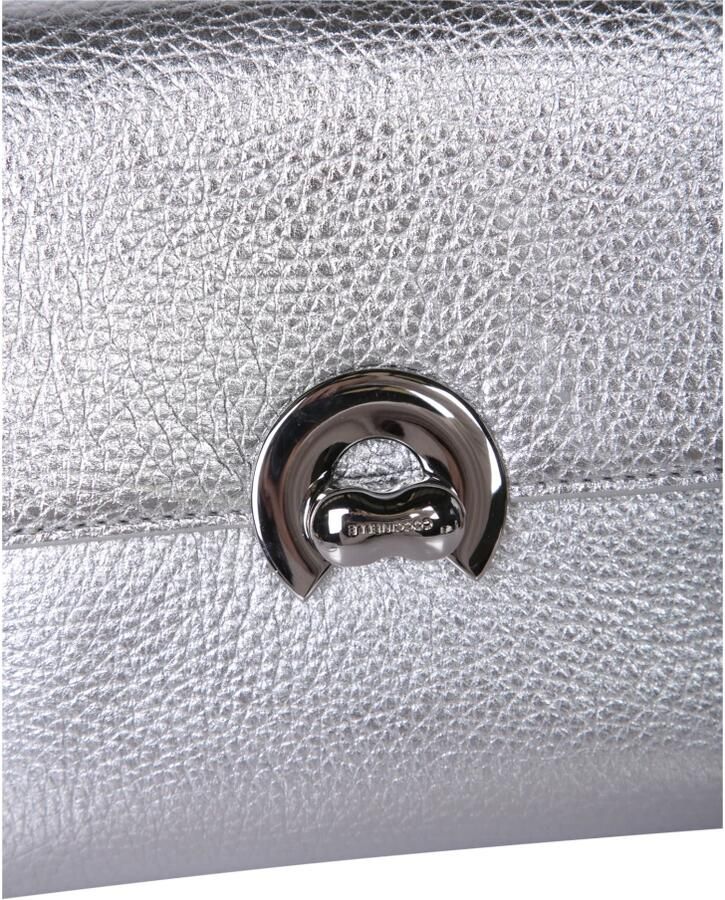 Coccinelle Zilver Metallic Mini Tas Chic Stijl Gray Dames - Foto 4