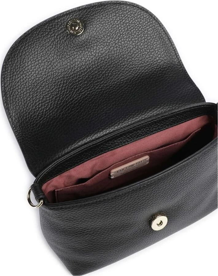 Coccinelle Zwarte Crossbody Tas met Monogram Riem Black Dames - Foto 5