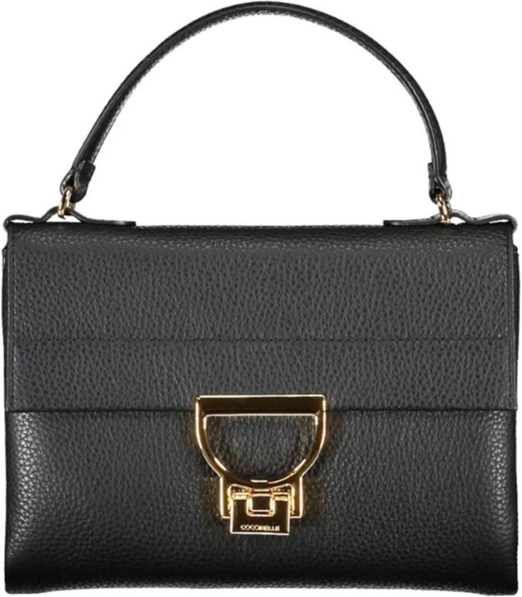 Coccinelle Retro-geïnspireerde veelzijdige clutch met unieke sluiting Black Dames - Foto 6