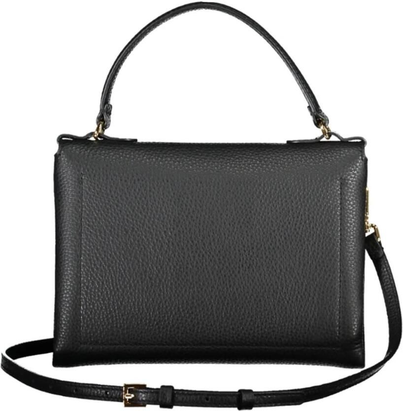 Coccinelle Retro-geïnspireerde veelzijdige clutch met unieke sluiting Black Dames - Foto 4