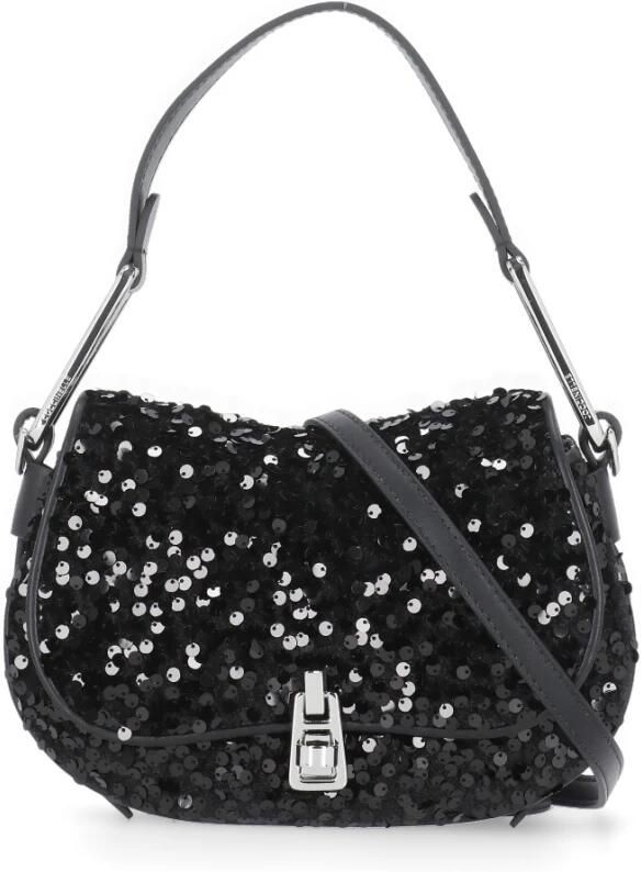 Coccinelle Hobo bags Black Leather "Magie" Shoulder Bag in zwart