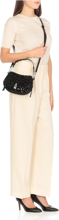 Coccinelle Hobo bags Black Leather "Magie" Shoulder Bag in zwart - Foto 7