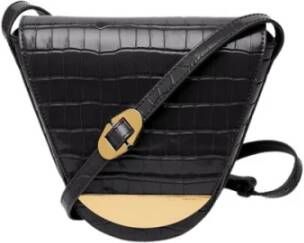 Coccinelle Satchels Handbag Soft Croco in zwart