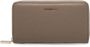 Coccinelle Grote Beige Portemonnee met Metalen Logo Beige Dames - Thumbnail 1