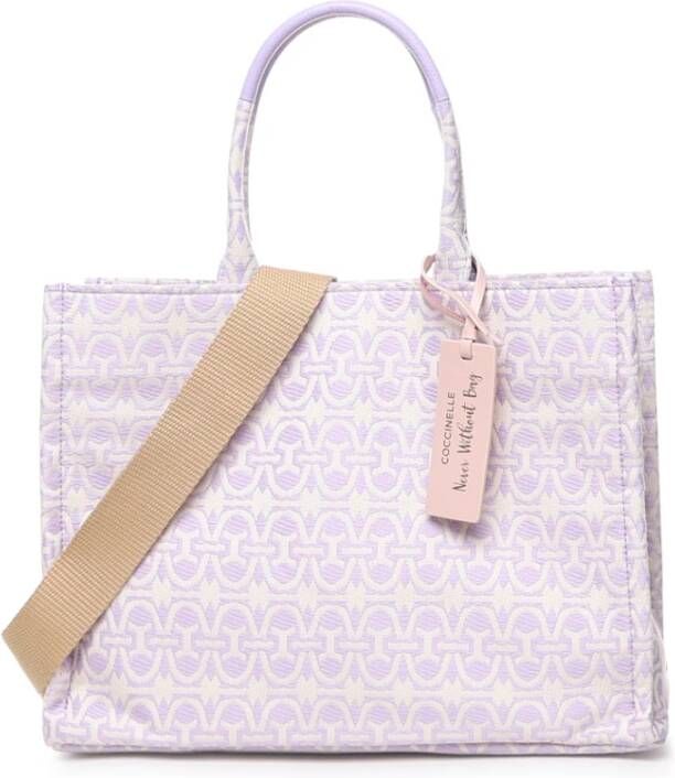 Coccinelle Totes Never Without B.Monogram in crème