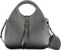 Coccinelle Elegante zwarte leren handtas met afneembare band Black Dames - Thumbnail 1
