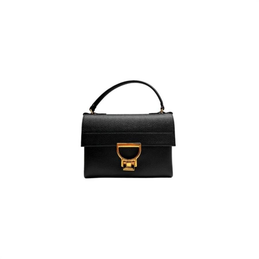 Coccinelle Retro-geïnspireerde veelzijdige clutch met unieke sluiting Black Dames - Foto 3