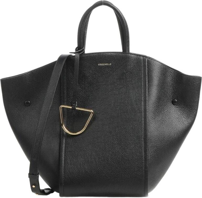 Coccinelle Zwarte Schoudertas Narcisse
