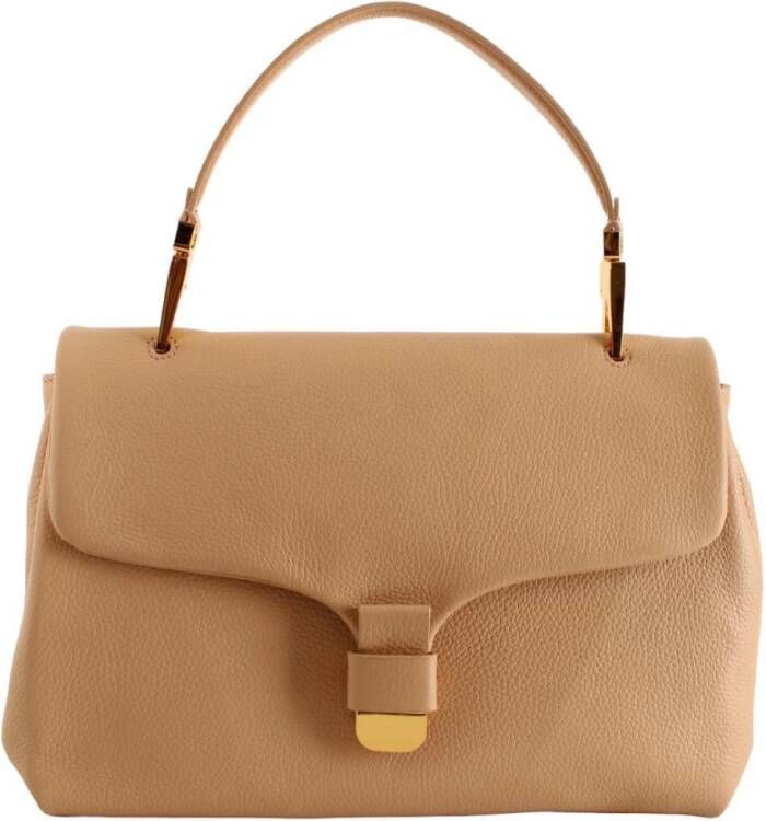 Coccinelle Bruine Schoudertas Firenze Soft