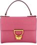 Coccinelle Leren Crossbody Tas met Verstelbare Band Roze Dames - Thumbnail 1