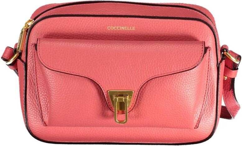 Coccinelle Soft Small Cross Body Tas Rood Dames