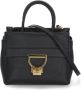 Coccinelle Elegante Zwarte Leren Handtas met Veelzijdige Banden Black Dames - Thumbnail 10