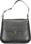 Coccinelle Elegante Leren Schoudertas met Draaisluiting Black Dames - Thumbnail 1