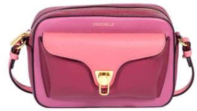 Coccinelle Soft Tric Camera Tas Pink Dames
