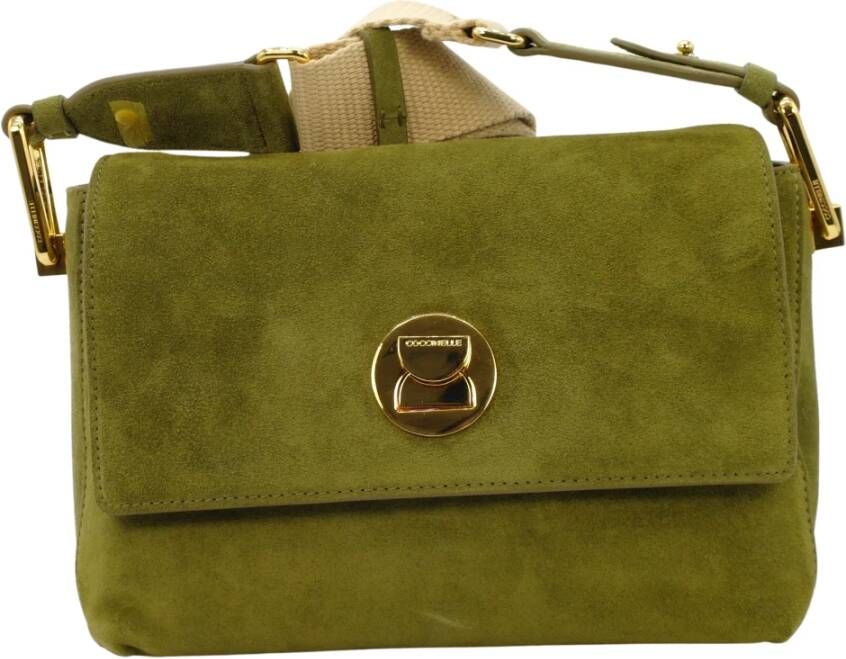 Coccinelle Tas liya medium 40057 Groen Dames