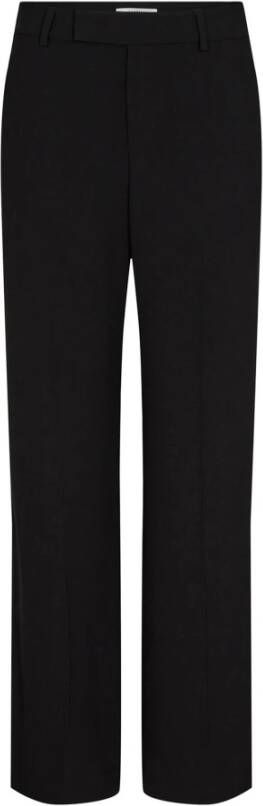 Co'Couture Alexa Slit Pant Broek 31066 Zwart Black Dames