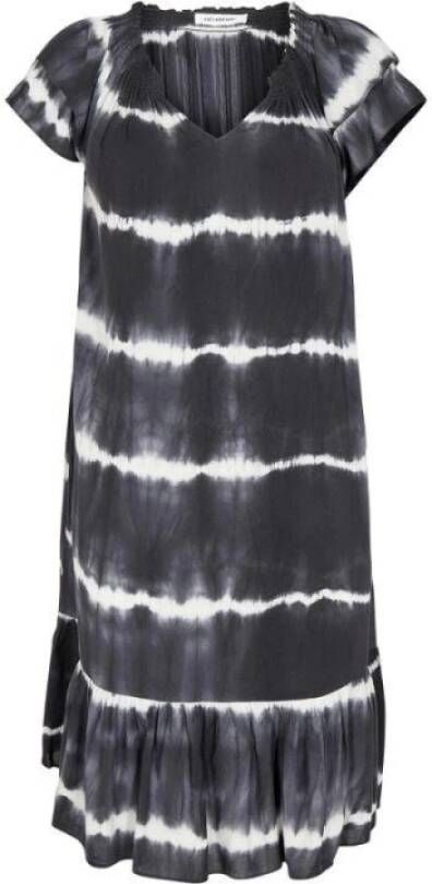 Co'Couture Blauwe Sunrise Drop Talulah Jurk Zwart Dames