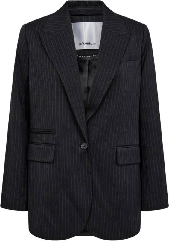 Co'Couture Stijlvolle Blazer voor Mannen en Vrouwen Grijs Dames