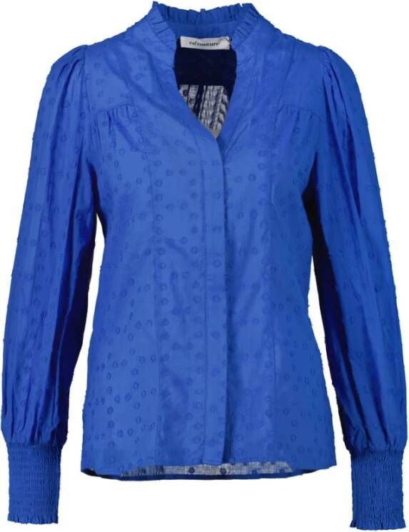 Co'Couture Blouse Blauw Dames