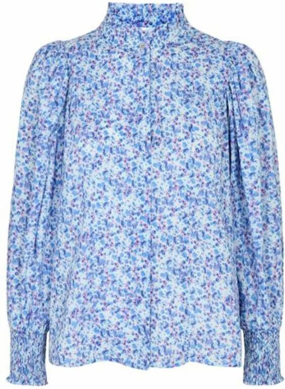 Co'Couture Cocouture Blouse lange mouw Blauw Dames