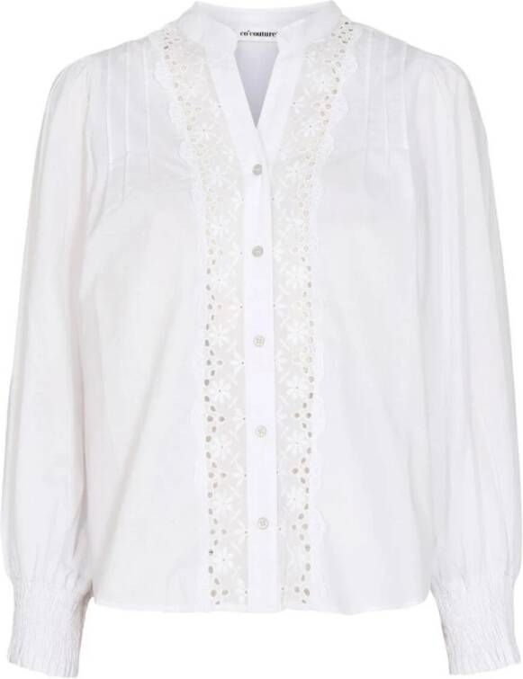 Co'Couture Cocouture Blouse lange mouw Wit Dames