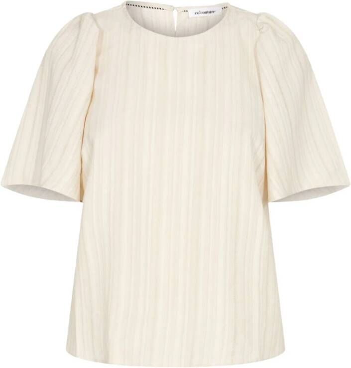 Co'Couture Enya Blouse Stijlvol en veelzijdig item voor je garderobe White Dames
