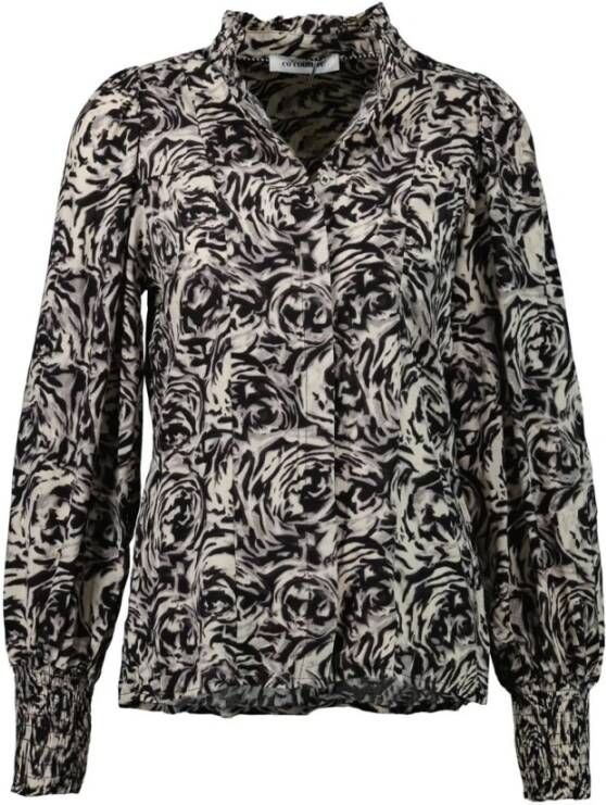 Co'Couture Dragoncc Petra Shirt Bluse Zwart Black Dames