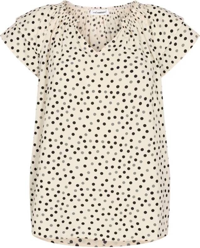 Co'Couture Blouses Beige Dames