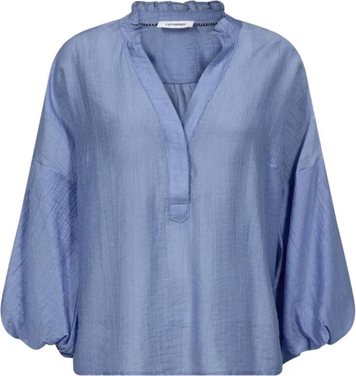 Co'Couture Blouses Blauw Dames