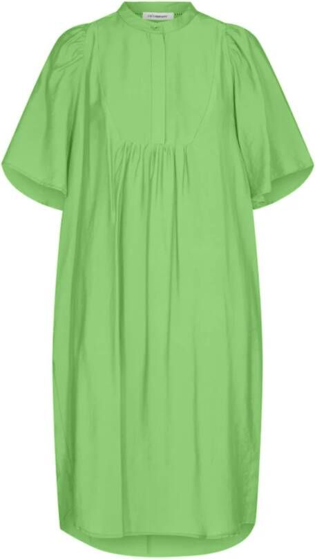 Co'Couture Callum Volume SS Jurk Groen Dames
