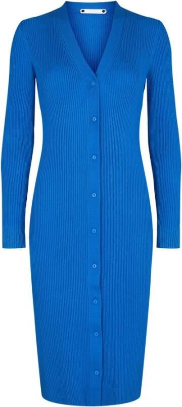 Co'Couture Daggebreide jurk Blauw Dames