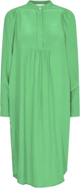Co'Couture Stijlvolle Callum Volume Jurk Green Dames