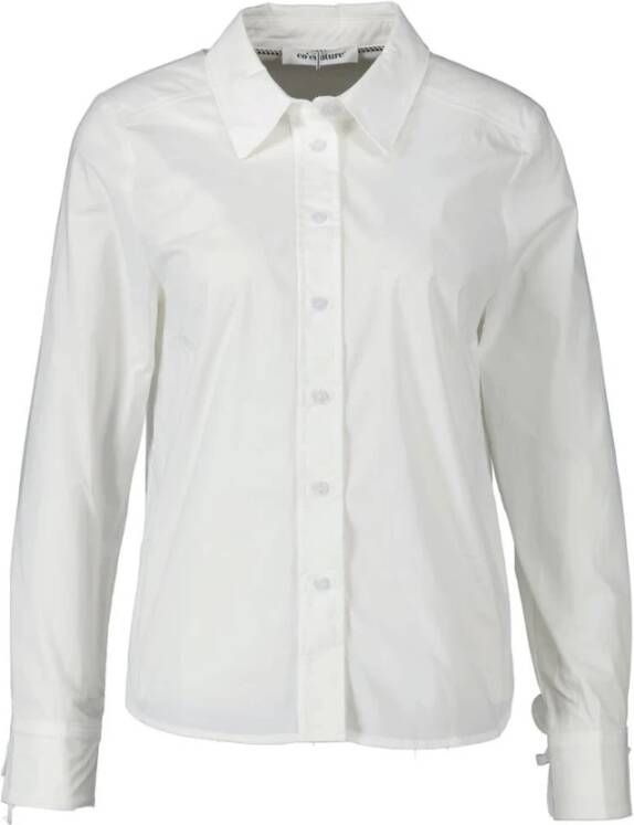 Co'Couture Elegante Damesblouse Shirts Collectie White Dames