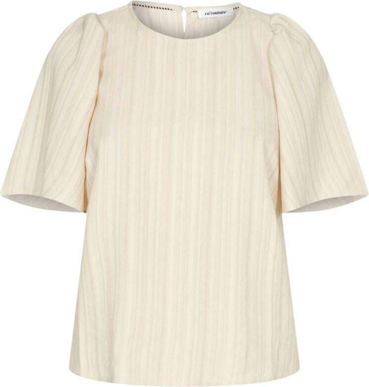 Co'Couture Enya Blouse Stijlvol en veelzijdig item voor je garderobe White Dames