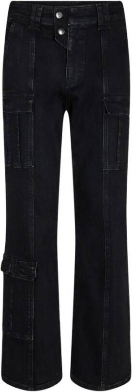 Co'Couture Flare Pocket Jeans 31110 Zwart Black Dames