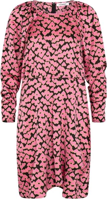 Co'Couture Flashycc Heart Jurk Roze Pink Dames