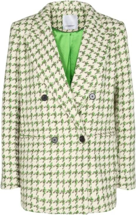 Co'Couture Tweedehands Handtassen Stijlvolle Co`Couture Oversized Blazer Green Dames
