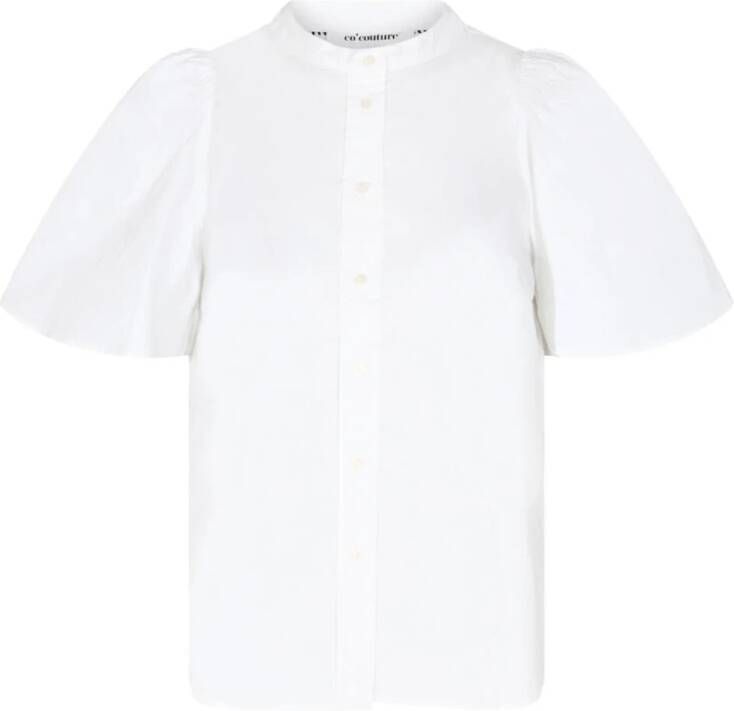Co'Couture Korte Mouw Top Stijlvol en Comfortabel White Dames