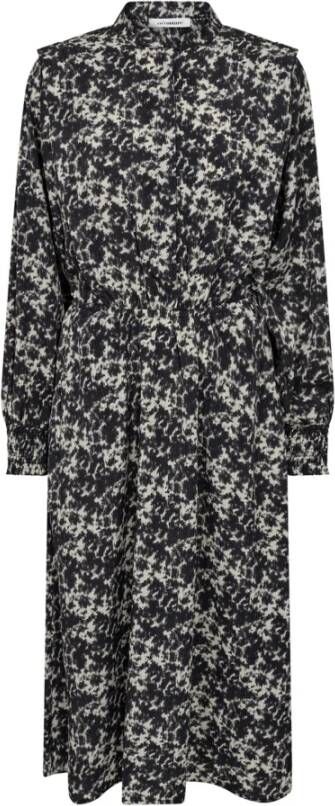 Co'Couture Wing Shirt Jurk Antraciet Multicolor Dames